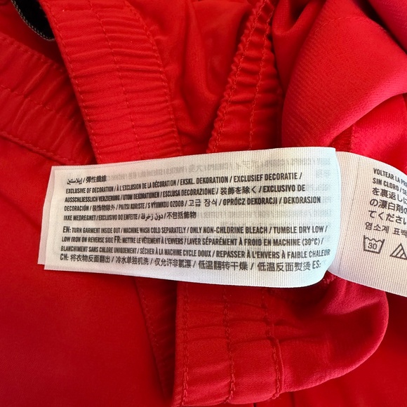 Abercrombie & Fitch Women's Red Flowy Wide Leg Pant, Size Small - Picture 8 of 12